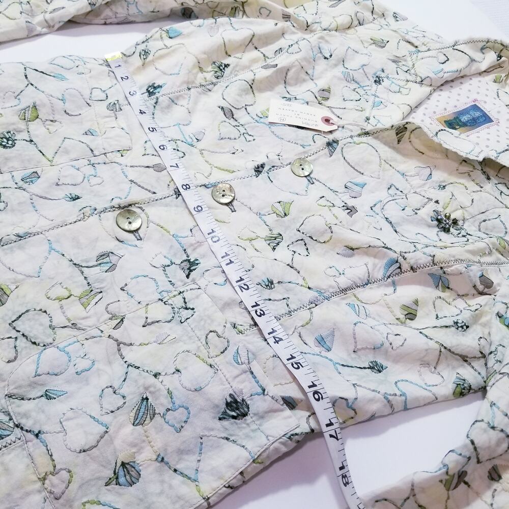 Burning Torch Rhinestones Embroidered Blazer - Picture 8 of 13